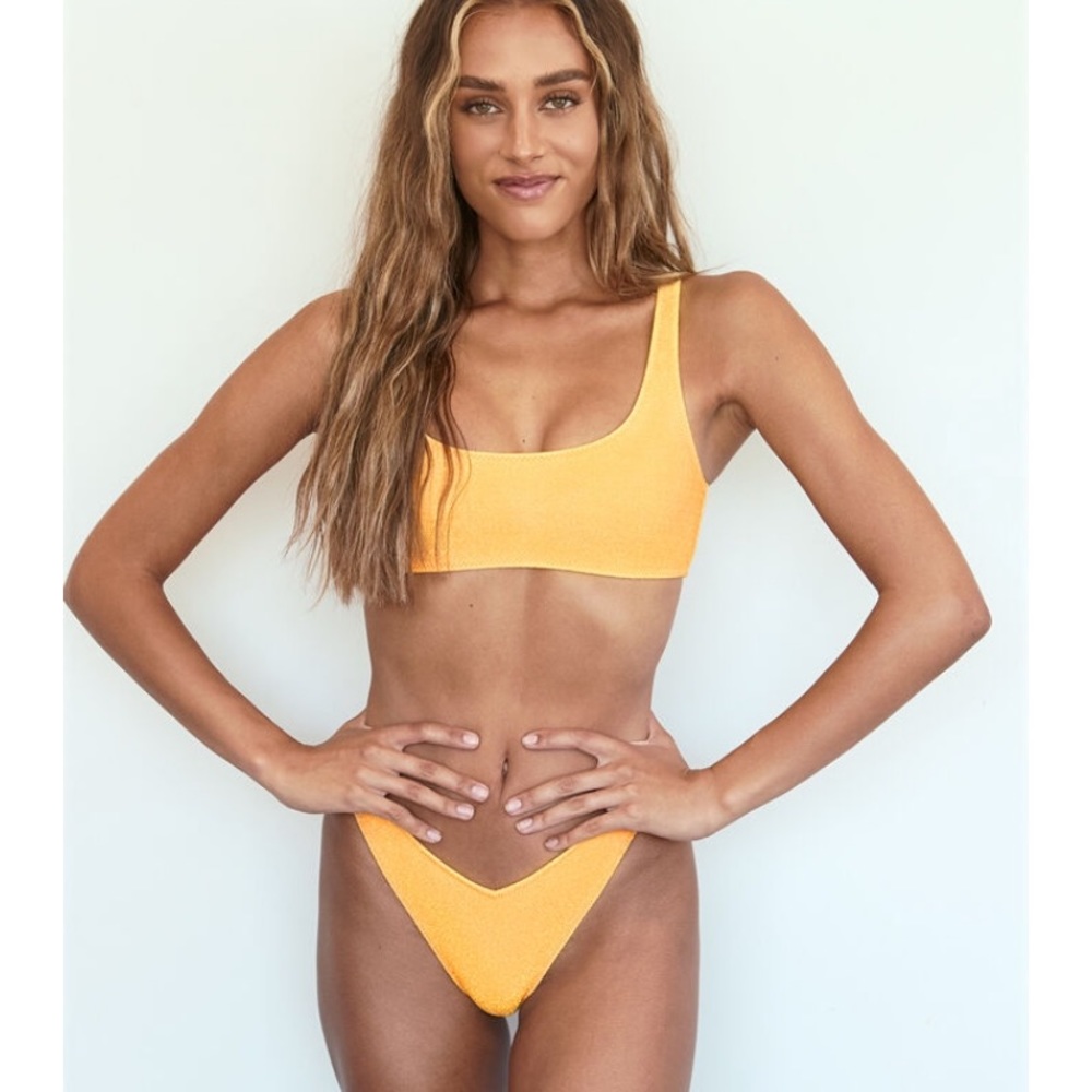 Sparkly orange pacsun bikini